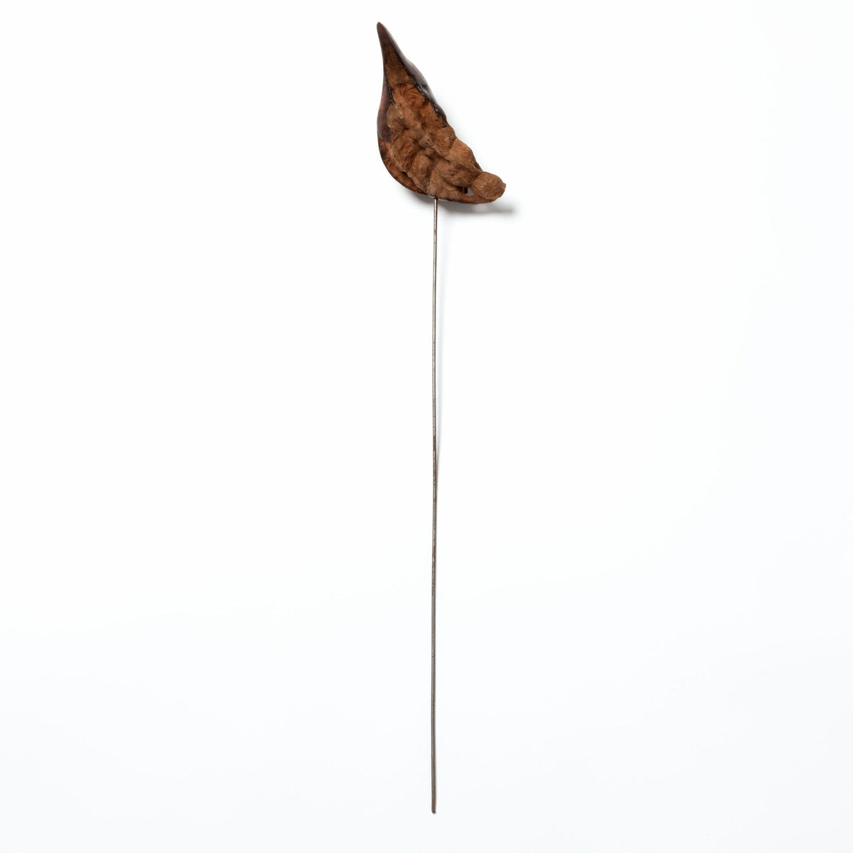 Hand-Carved Driftwood Pretty Bird Garden Stake